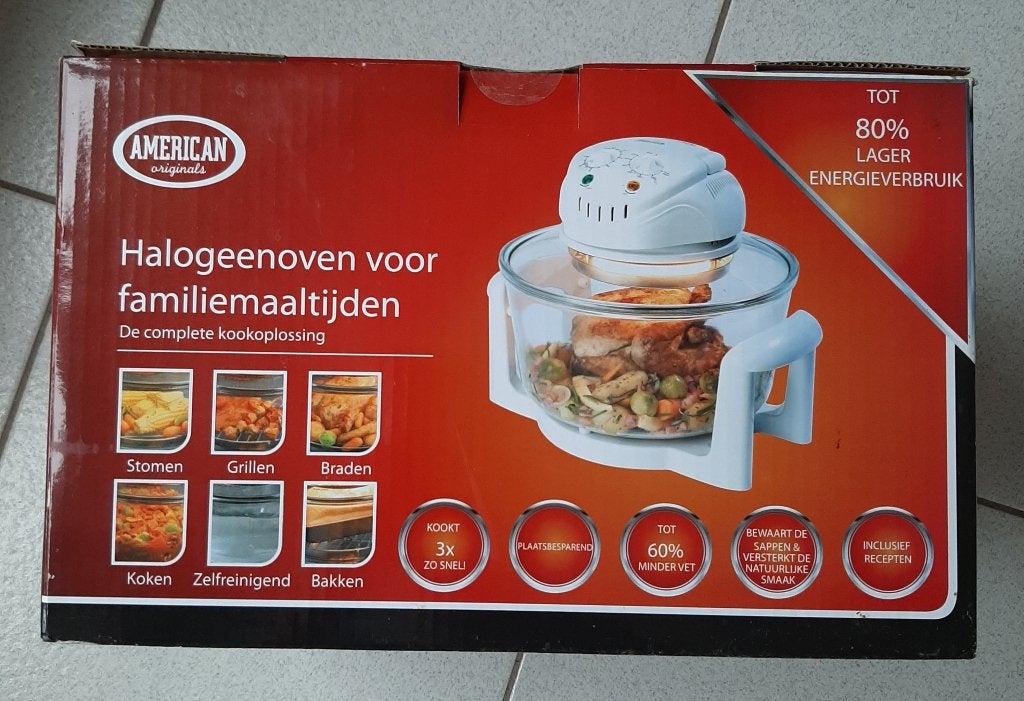 Nieuwe American Originals halogeenoven, Ophalen, Minder dan 45 cm, Nieuw, Halogeenoven