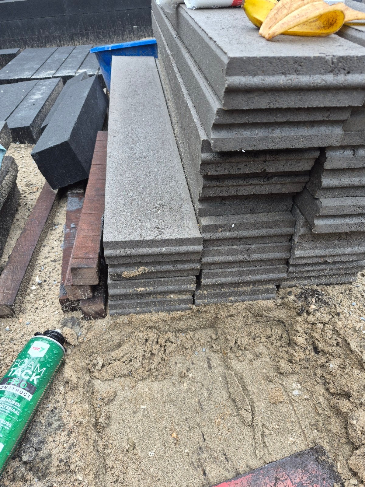 stapelblokken >40 stuks 60x10x10cm, Ophalen, Nieuw, Beton, Minder dan 100 cm