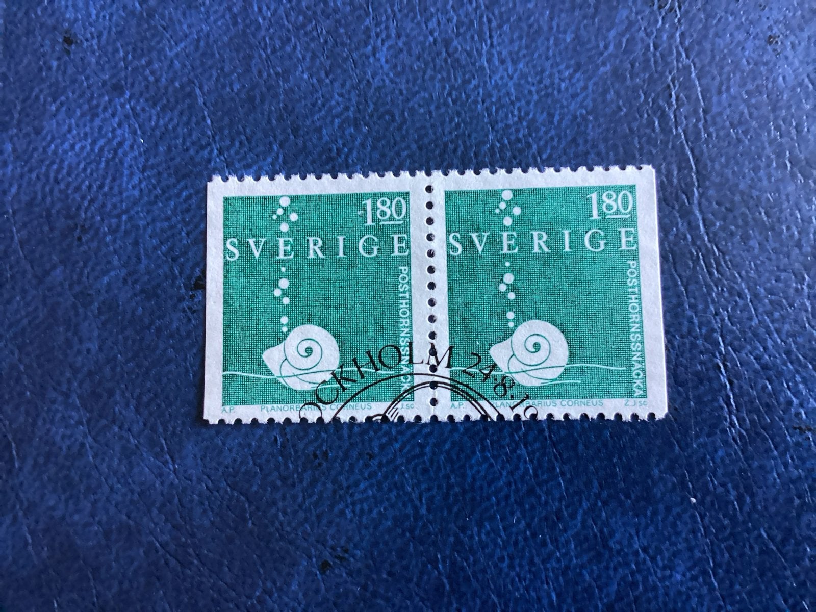Zweden 1983- Mi.1248-Dl/Dr- 180 öre - Posthoornslak, Ophalen of Verzenden, Zweden, Gestempeld
