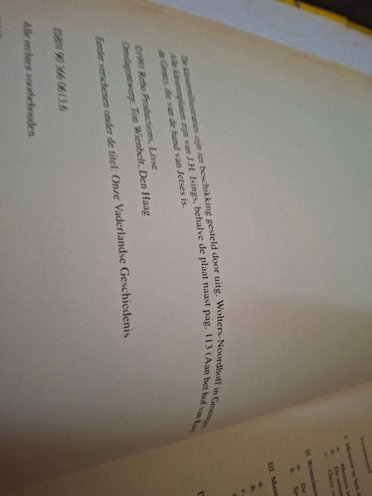 Onze Vaderlandse Geschiedenis - Herdruk, Ophalen, 20e eeuw of later, Gelezen, Onbekend