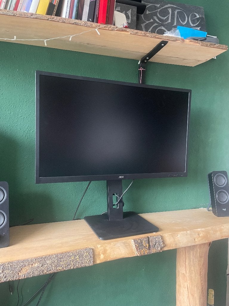 Beeldscherm AOC 31,5 Inch, Computers en Software, Monitoren, HDMI, AOC, Zo goed als nieuw, In hoogte verstelbaar