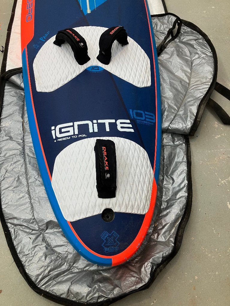 Starboard Ignite 103 & Ultrakode 86 carbon sandwich, Ophalen, Minder dan 250 cm, Zo goed als nieuw, Starboard