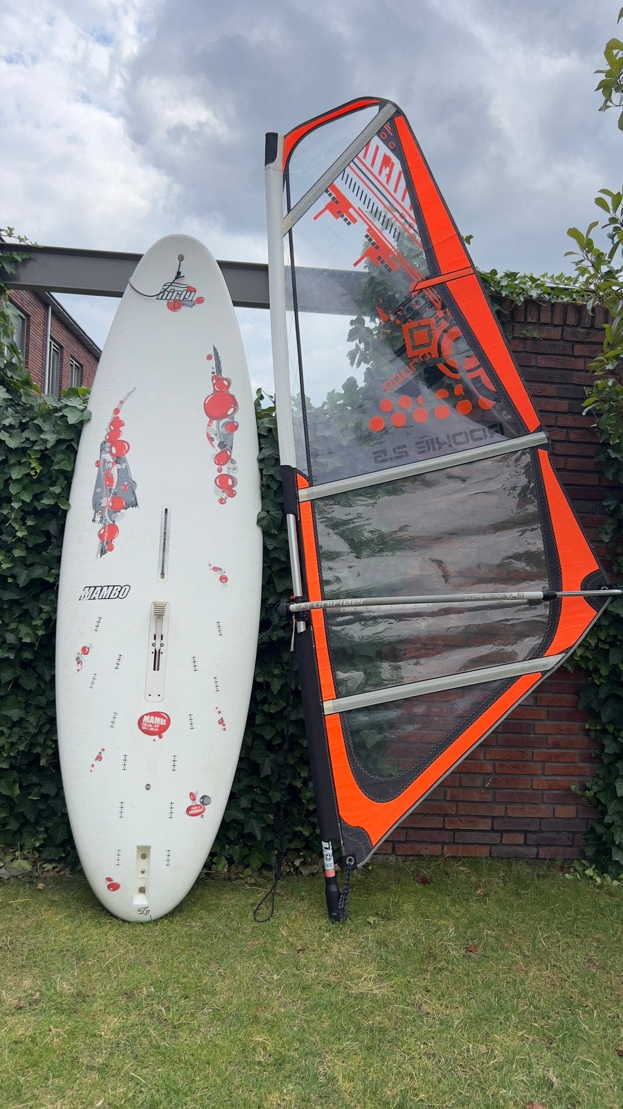 Windsurfset kids 2.5 Unifiber zeil - Windsurf, Ophalen, Gebruikt, Kind, .