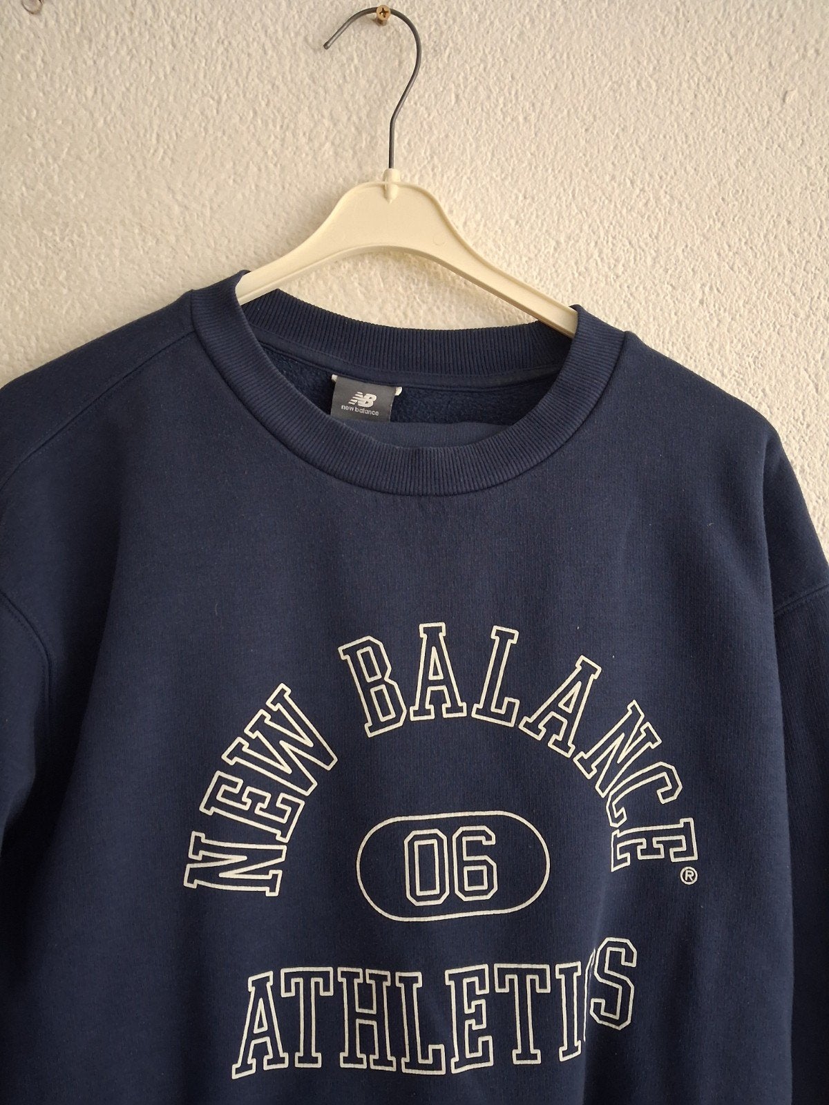 New Balance Athletics Sweatshirt - Donkerblauw, Maat 38/40 (M), Blauw, New Balance, Ophalen of Verzenden