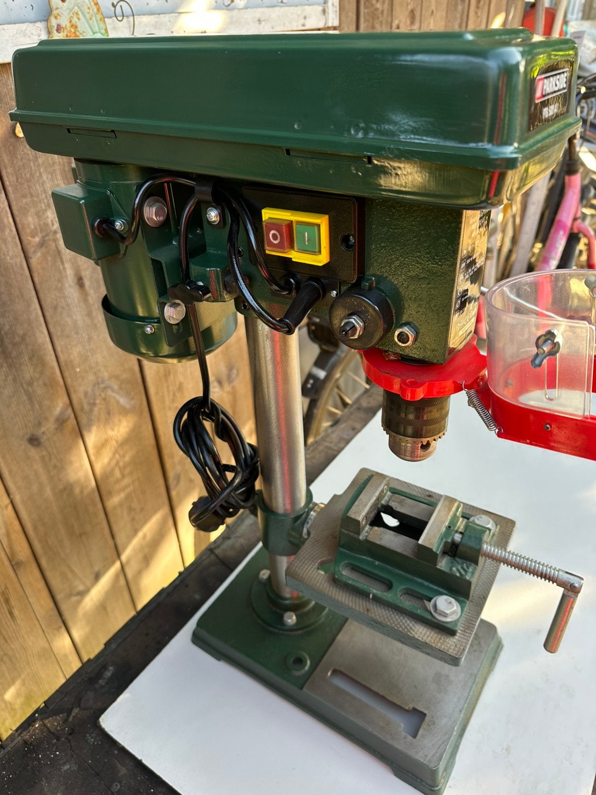 e koop: Parkside kolomboormachine PTB 500, Doe-het-zelf en Verbouw, Gereedschap | Boormachines, Ophalen of Verzenden, Zo goed als nieuw