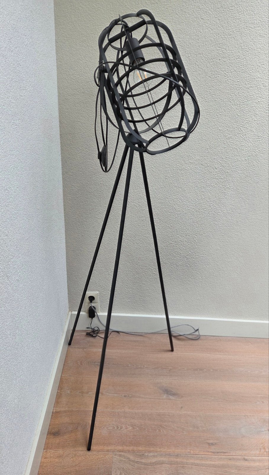 vloerlamp, Ophalen, Zo goed als nieuw, Metaal, 150 tot 200 cm