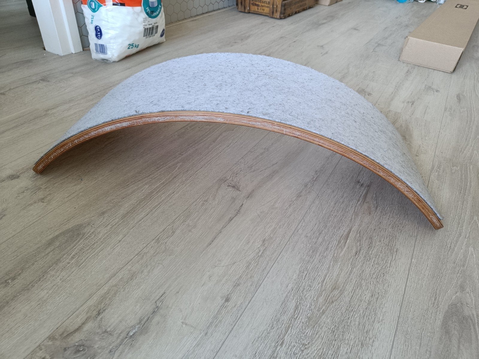 Balance board (zoals Wobbel), Ophalen, Gebruikt