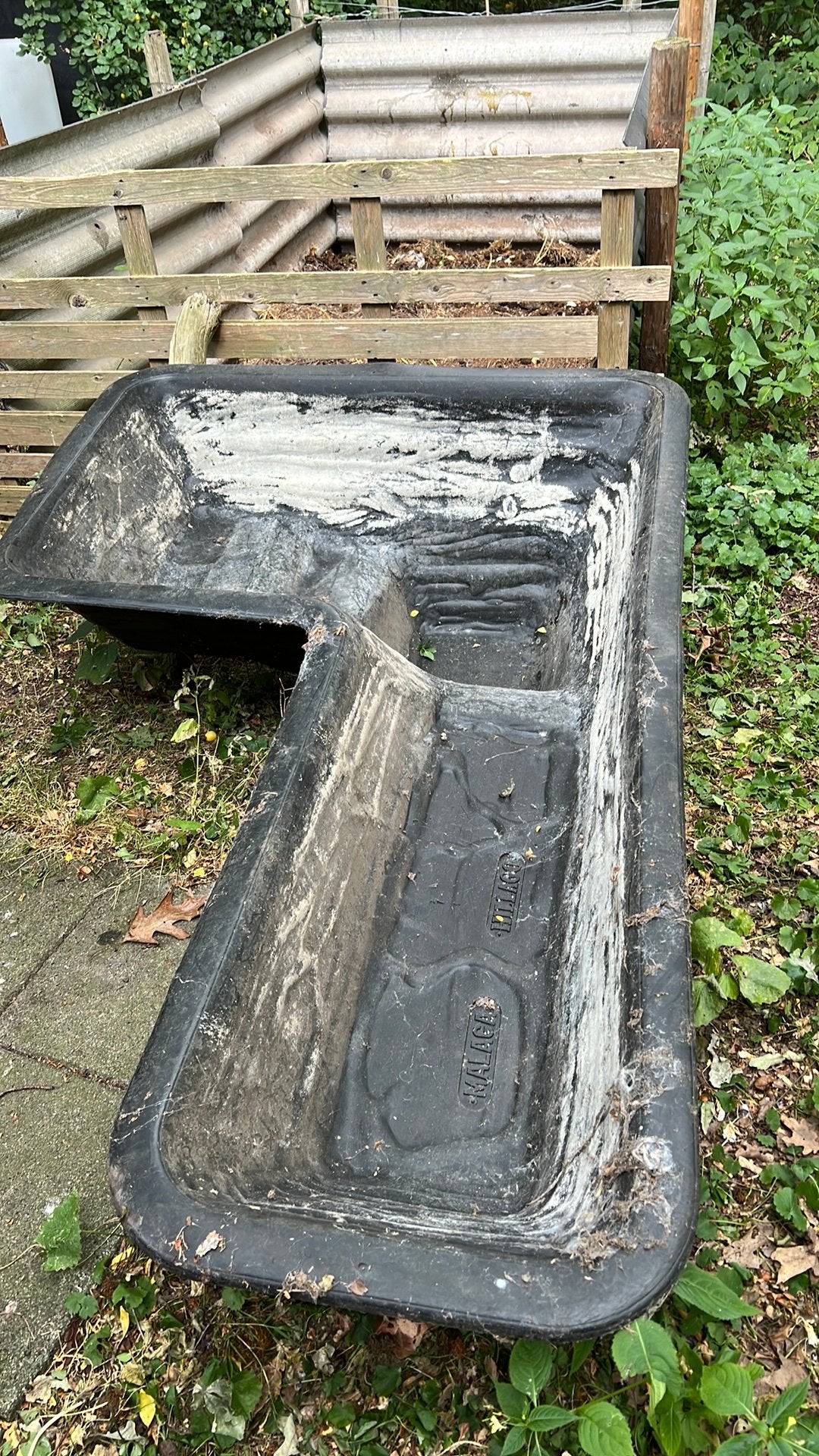 Grote vijverbak - L-vormig, Tuin en Terras, Vijvers, Ophalen, Gebruikt
