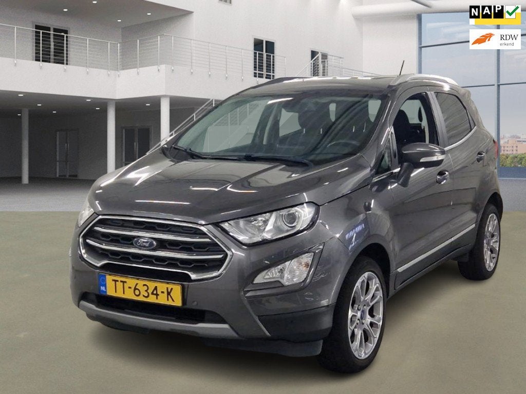 Ford EcoSport 1.0 EcoBoost Titanium|BJ2018|CARPLAY|PDC|CAMER, Auto's, Dealer onderhouden, 125 pk, Gebruikt, Euro 6