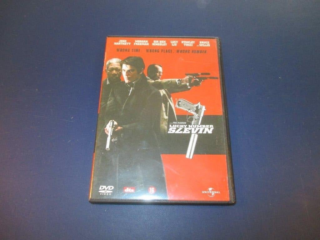 Lucky Number Slevin (met o.a Bruce Willis en Morgan Freeman), Vanaf 16 jaar, Ophalen of Verzenden, Gebruikt, Actiethriller