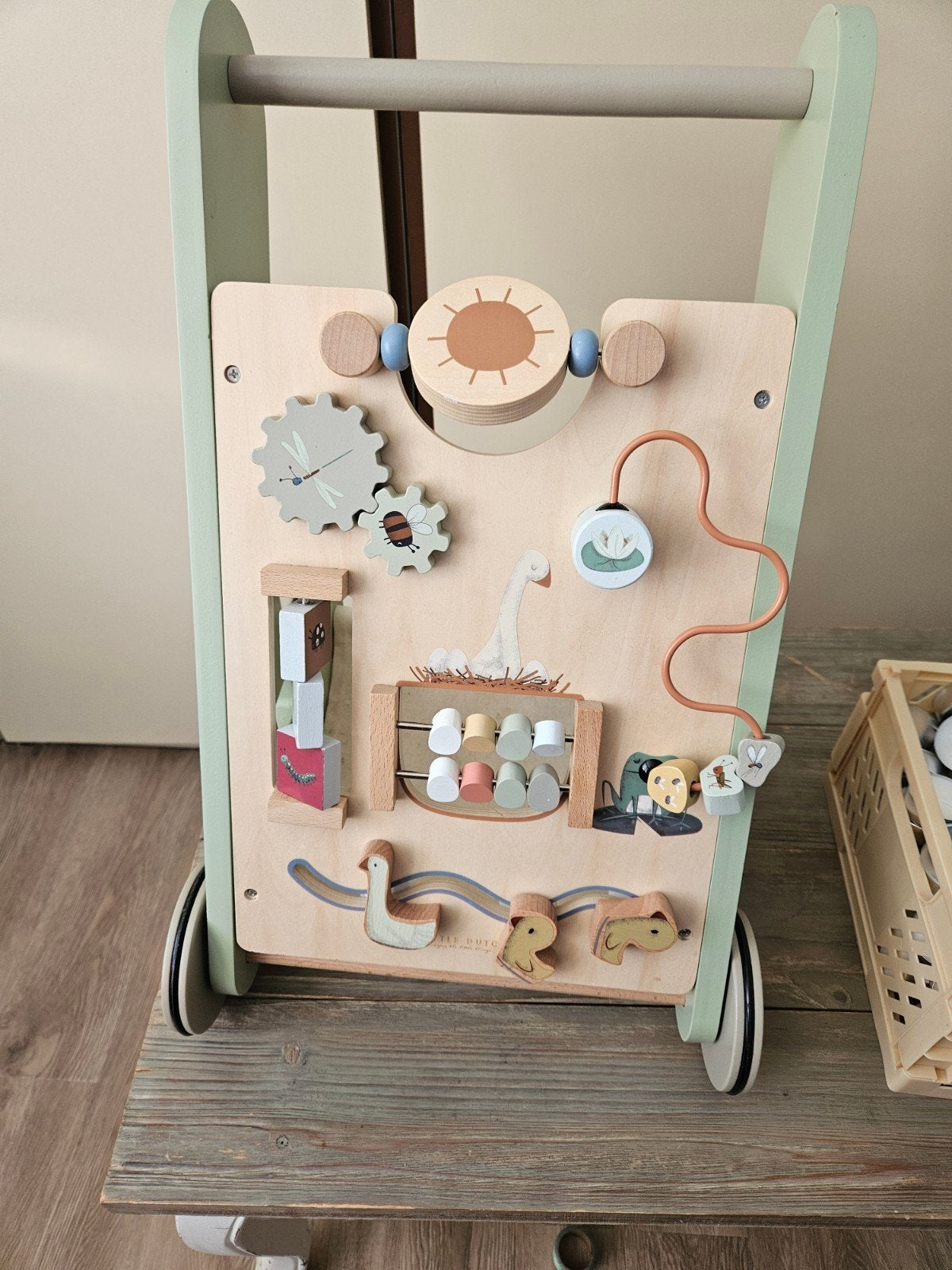 Little Dutch Houten Loopwagen / Loopkar met Activiteiten, Ophalen, Gebruikt, Overige typen, Met wieltjes