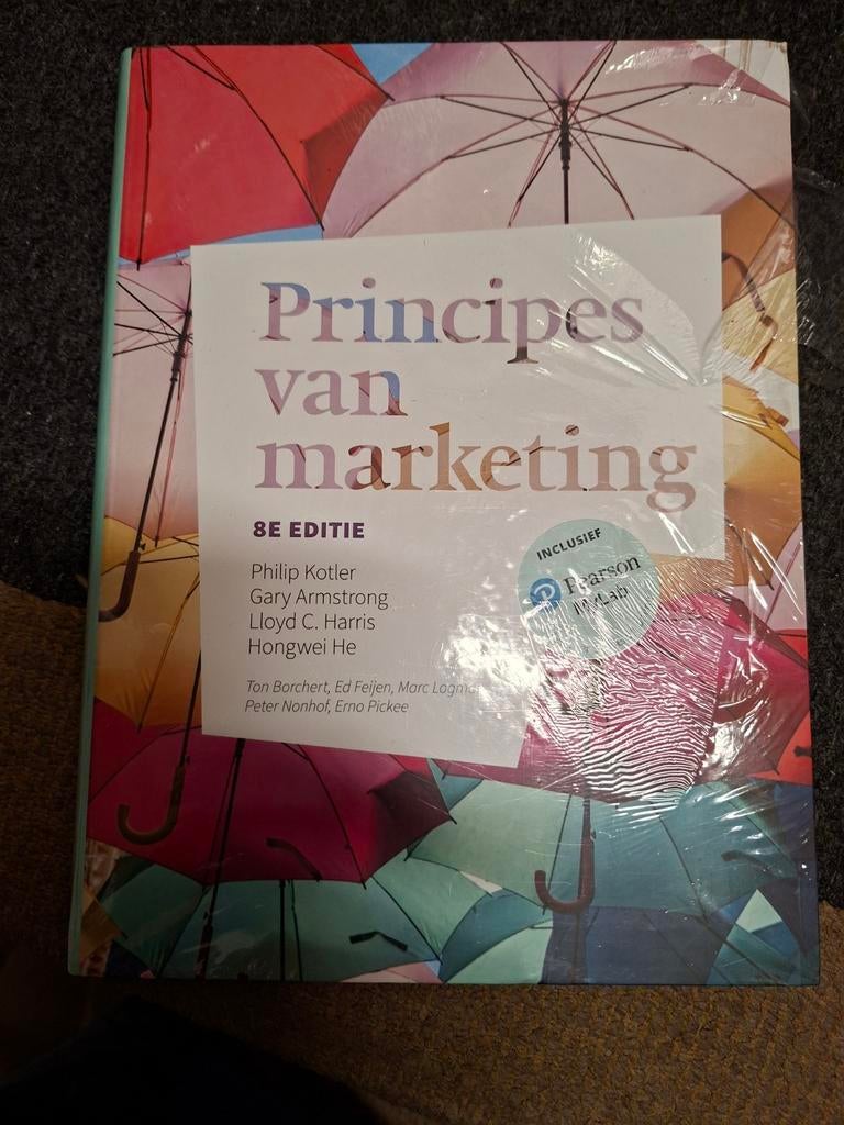 Philip Kotler - Principes van marketing, Boeken, Schoolboeken, Philip Kotler; Gary Armstrong; Lloyd C. Harris; Hongwei He, Nieuw