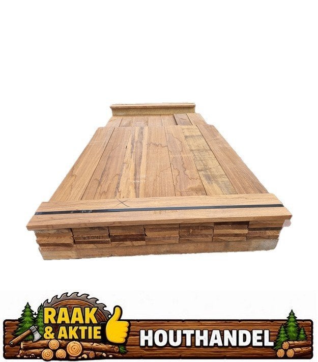 Hardhouten planken geschaafd 2.2x14.5 cm - nr: HP7, Ophalen, Planken, Nieuw, Hardhout