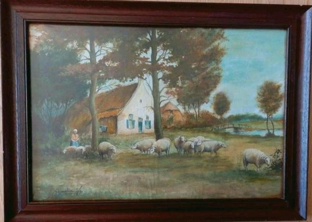 Hub van Winkel  ... aquarel ... gesigneerd  ..., Antiek en Kunst, Ophalen of Verzenden