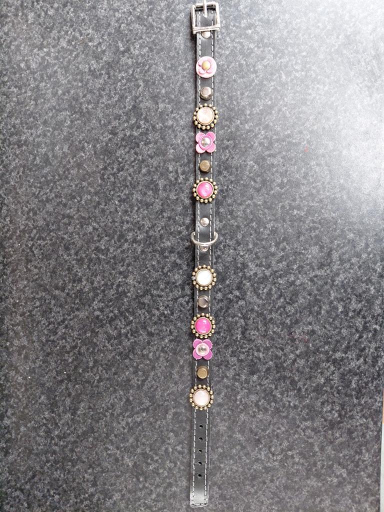 Handgemaakte leren hondenhalsband, Verzenden, Nieuw