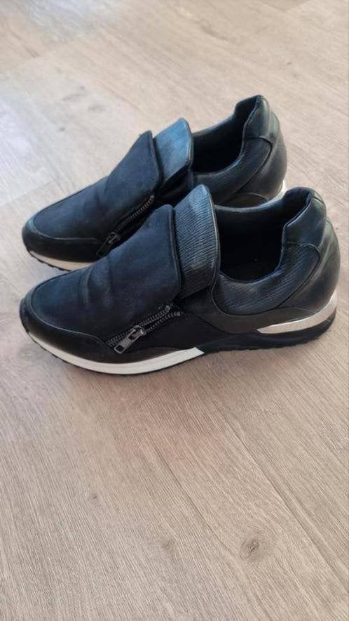 La Strada sneakers zwart zilver 40, Zwart, Ophalen of Verzenden, Sneakers of Gympen, La Strada
