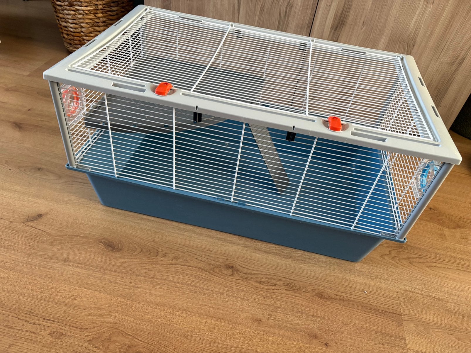 Hamsterkooi, Dieren en Toebehoren, Knaagdieren en Konijnen | Hokken en Kooien, Kooi, Gebruikt, 75 tot 110 cm, Ophalen