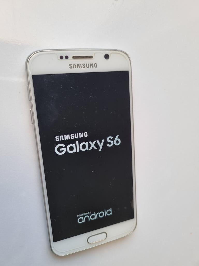 Samsung Galaxy S6 white pearl dual sim 32 gb, Ophalen of Verzenden, Gebruikt, Overige modellen, Frontje of Cover