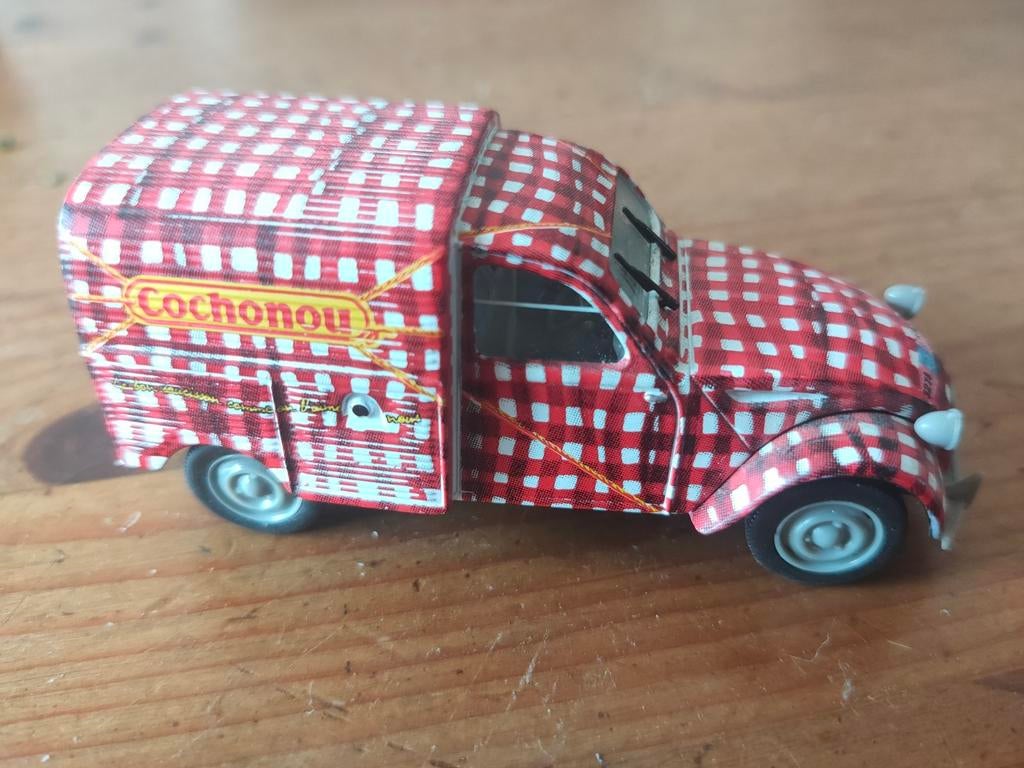 Citroën 2CV Azu 1:43 Norev nr8, Ophalen of Verzenden