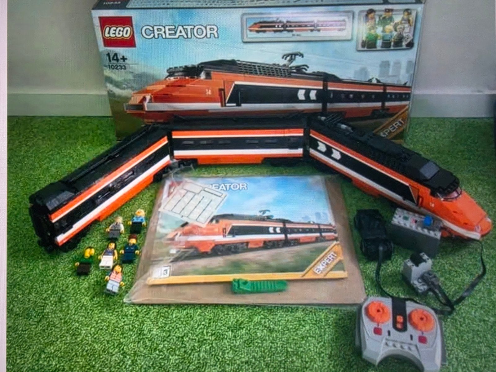 Lego 10233 sneltrein met motor en oplaadbaar accu, Ophalen, City, Lego, Complete set