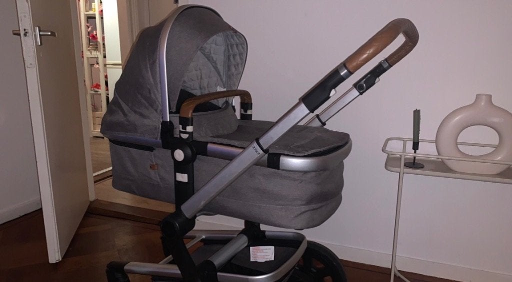 Grijze Joolz Day kinderwagen, Gebruikt, Met reiswieg, Ophalen, Kinderwagen