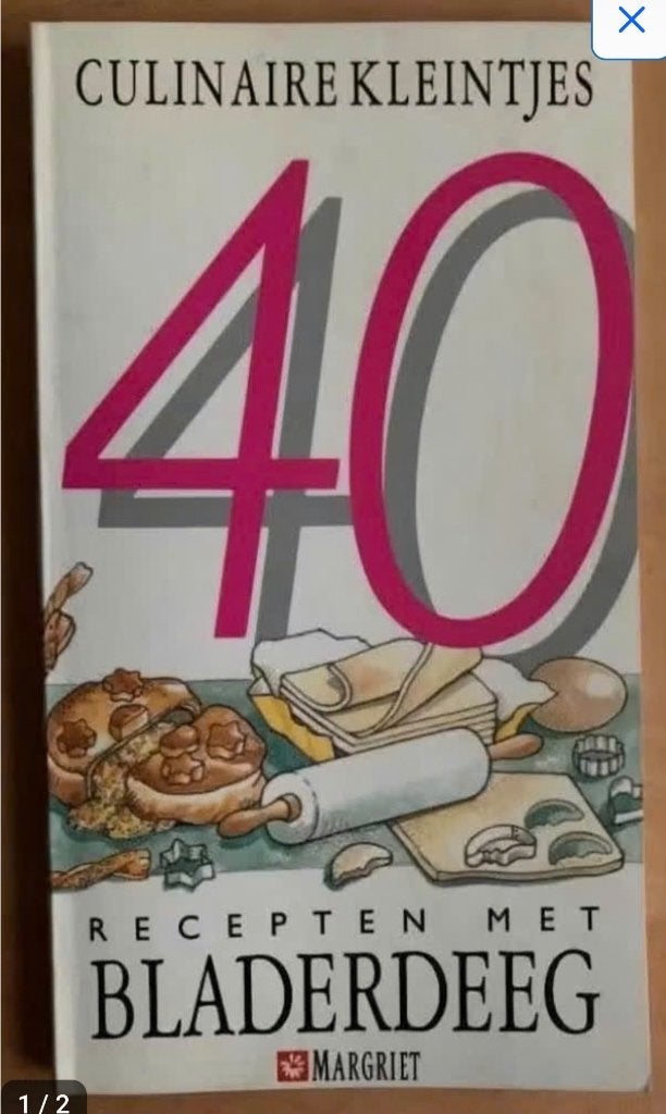 Culinaire kleintjes; 40 recepten met bladerdeeg; Margriet, Ophalen of Verzenden, Zo goed als nieuw, Nederland en België