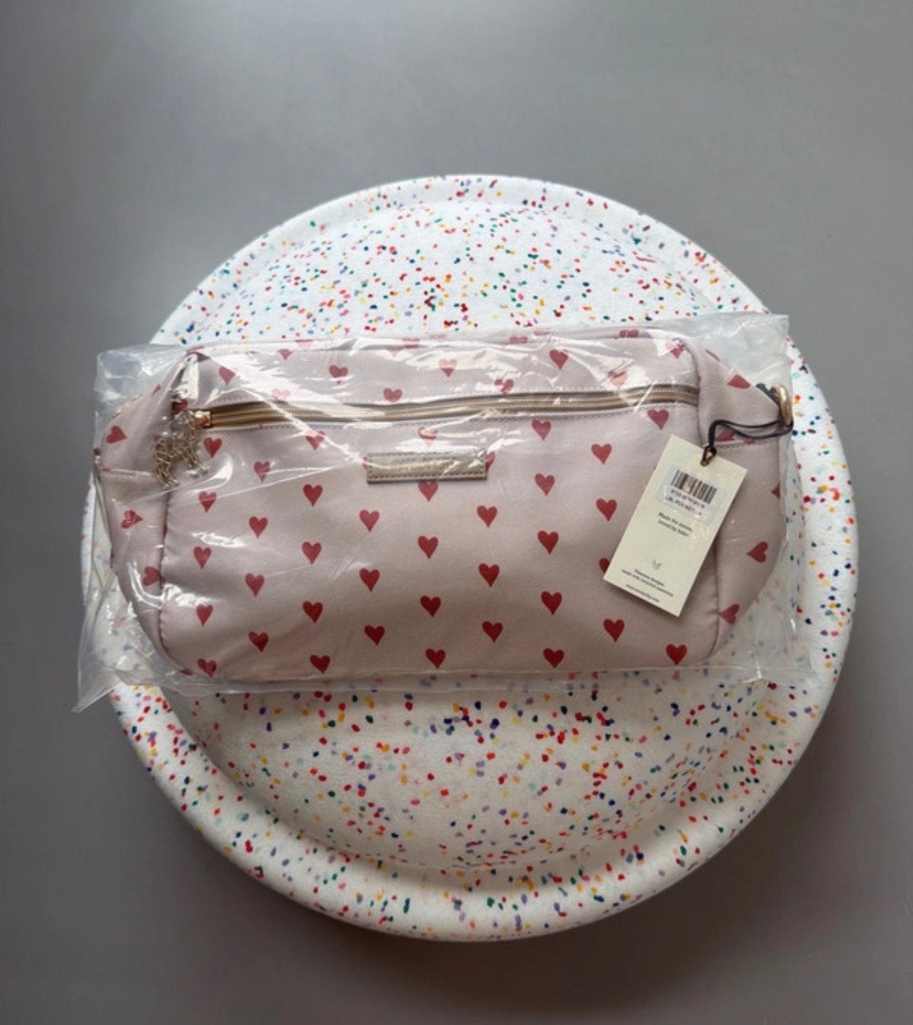 Love by Lilly pocket tas nieuw met hartjes, Ophalen of Verzenden, Nieuw, Roze, Overige typen