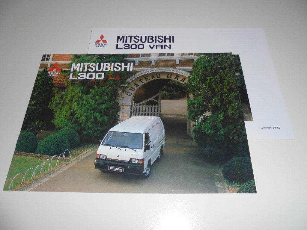 brochure Mitsubishi L300  1992, Ophalen of Verzenden, Zo goed als nieuw, Mitsubishi