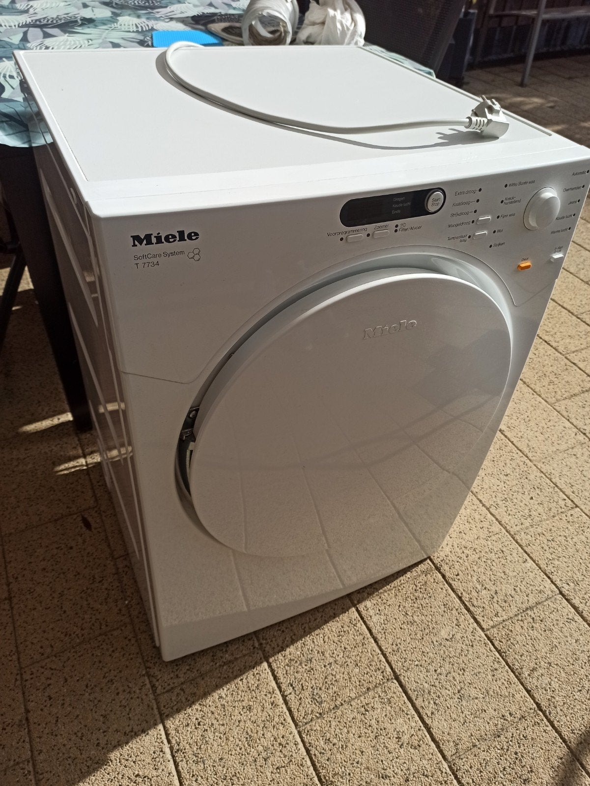 Miele T 7734 SoftCare System Wasdroger - Gebruikt, Ophalen, Gebruikt, Voorlader, Luchtafvoer