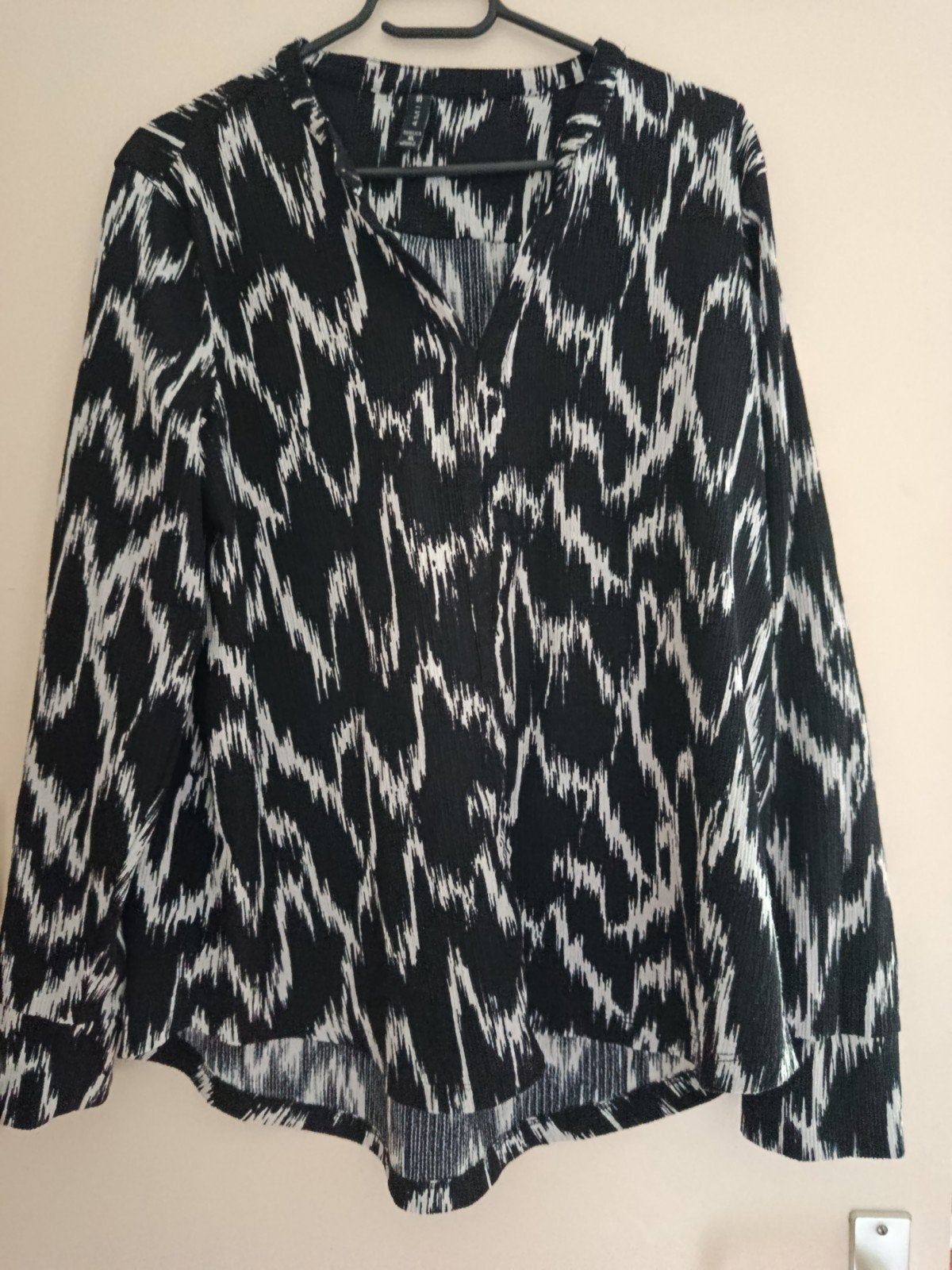 New Yorker Amisu XL leuke blouse zwart wit, Zwart, Maat 46/48 (XL) of groter, Ophalen of Verzenden, Gedragen