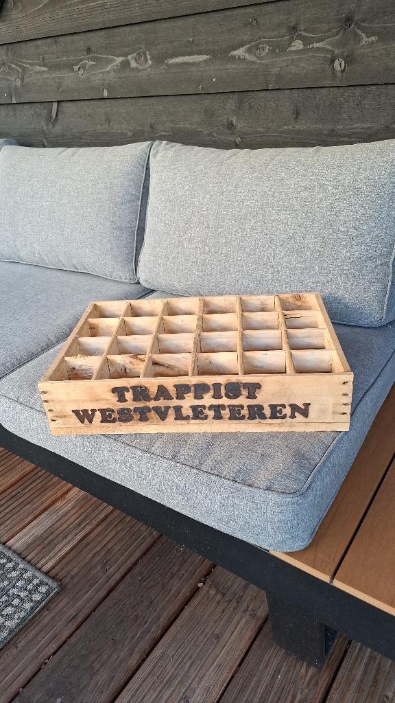 Westvleteren Houten kist, Verzamelen, Biermerken, Ophalen of Verzenden, Zo goed als nieuw, Overige typen, Overige merken