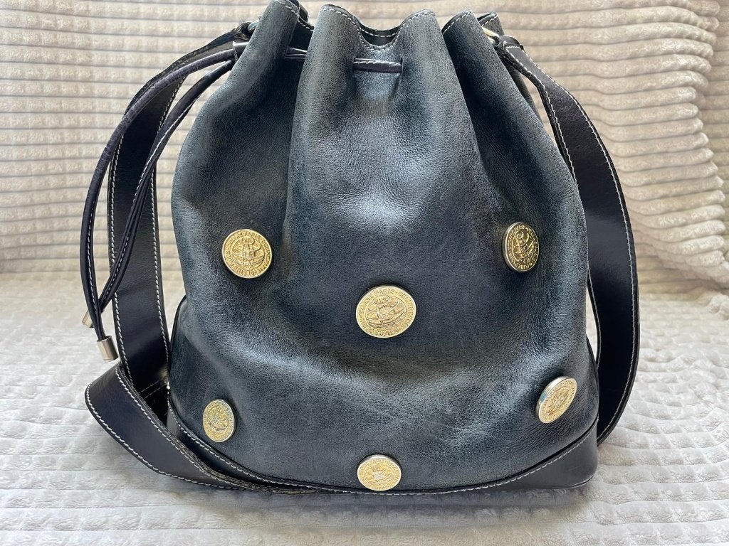 Céline Paris bucket bag vintage, Ophalen of Verzenden, Gebruikt, Zwart, Handtas