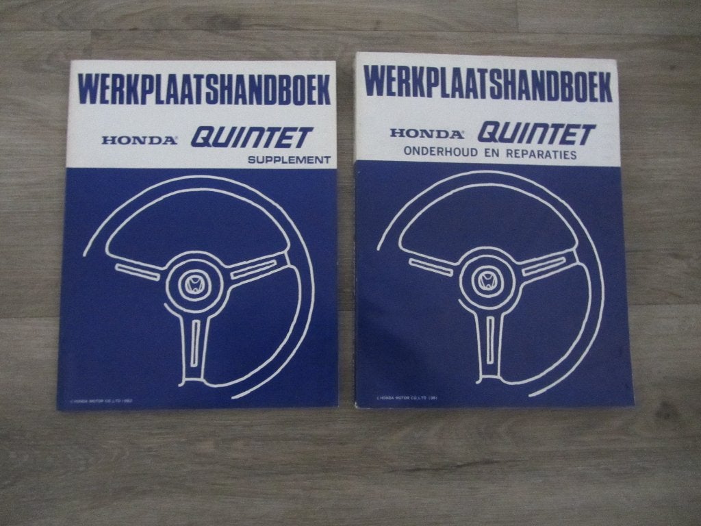Honda Quintet Werkplaatshandboeken, Ophalen of Verzenden, Zo goed als nieuw, Honda, Honda
