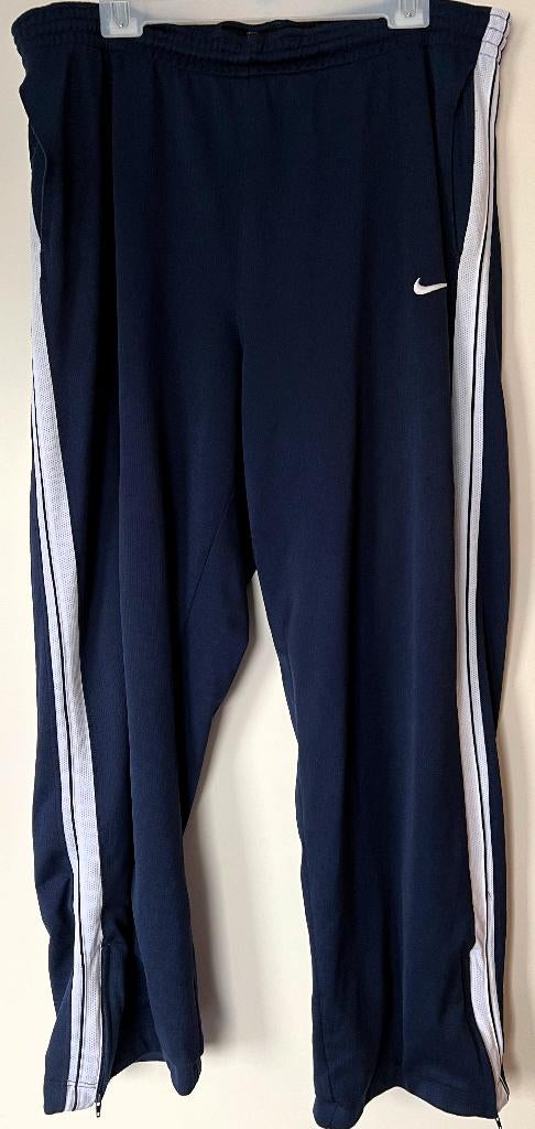 Nike Practice Mens Basketball Pants Elastic Waist Zip Ankle, Maat 52/54 (L), Blauw, Overige typen, Nike