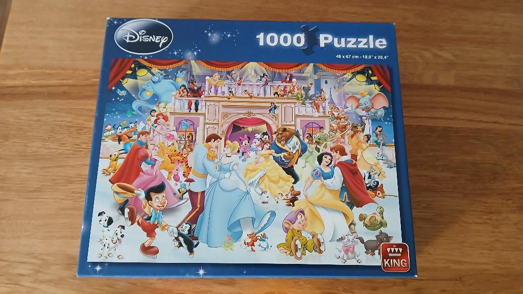 Disney puzzels, Ophalen of Verzenden, 500 t/m 1500 stukjes, Zo goed als nieuw, Legpuzzel