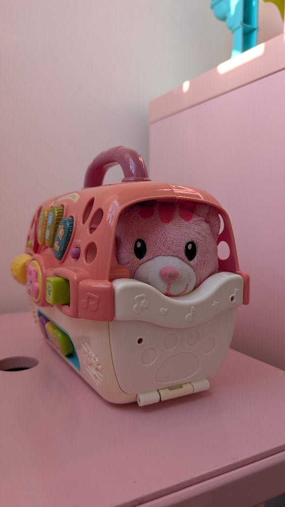 Vtech reismand poes, Ophalen of Verzenden, Zo goed als nieuw, 6 maanden tot 2 jaar