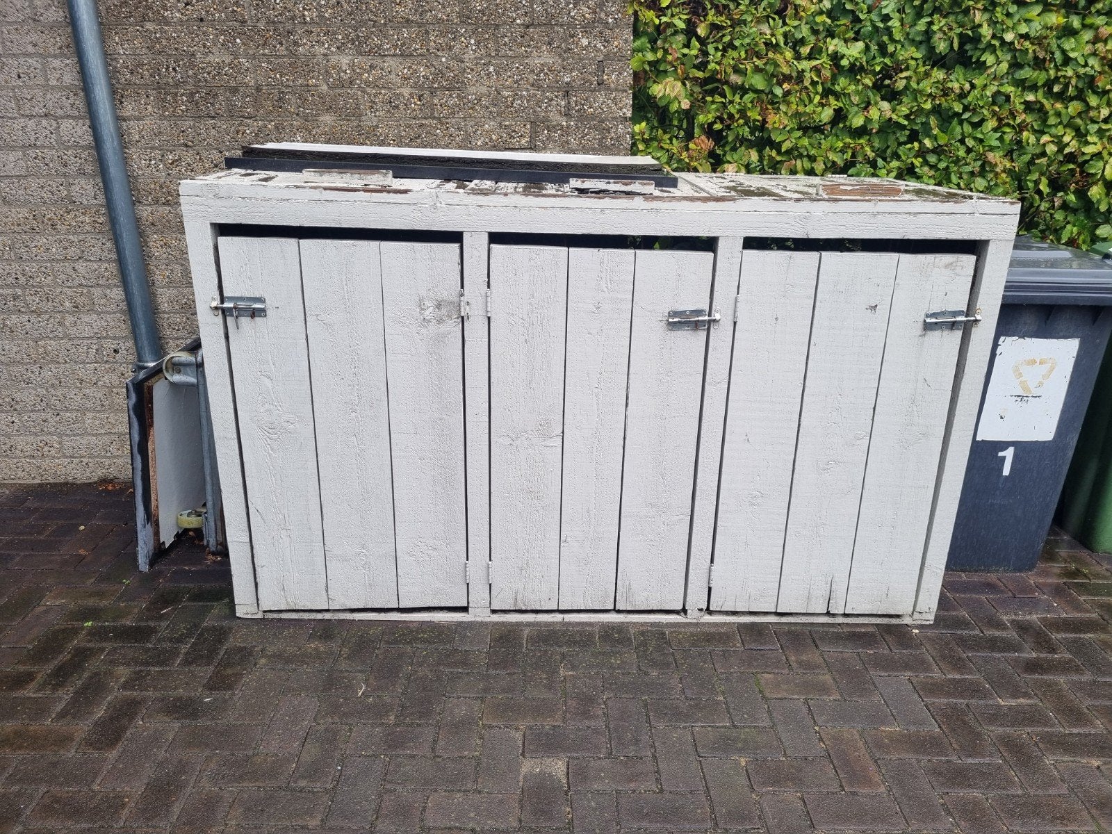 gratis containerbox tuinkast tuinberging klikobox, Ophalen, Gebruikt, Hout, Containerberging
