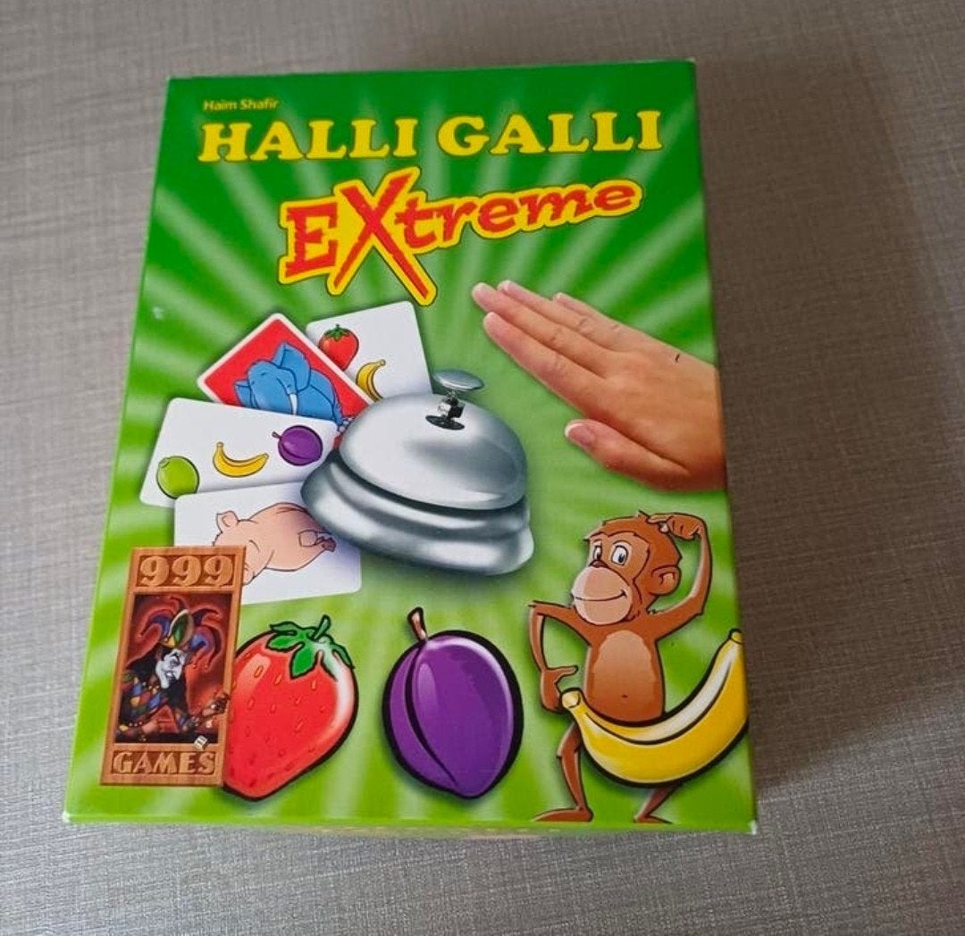 Halli Galli Extreme - Snel en Leuk Kaartspel, Drie of vier spelers, Ophalen of Verzenden, Zo goed als nieuw, 999 Games