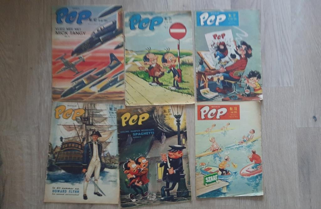 Pep weekblad uit 1964/1965 - Vintage stripbladen, Ophalen of Verzenden
