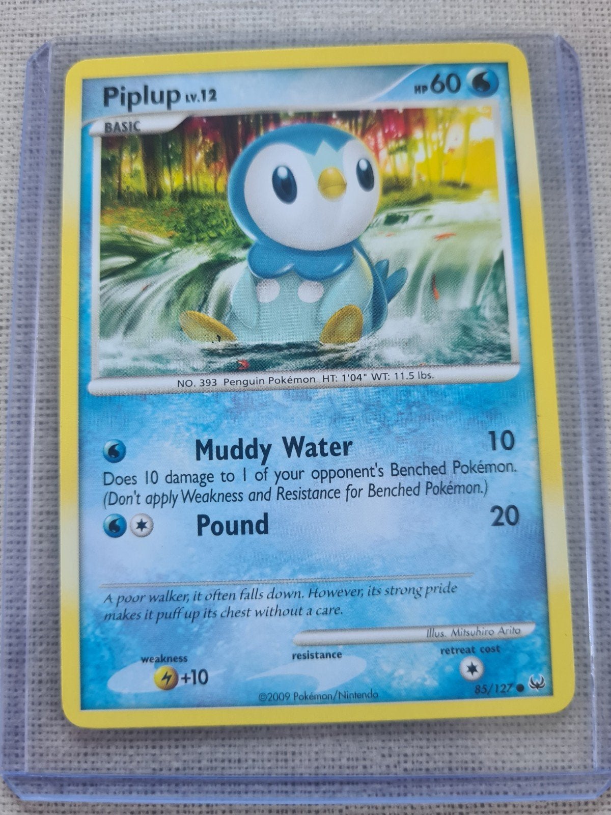 Piplup LV.12, Ophalen of Verzenden, Zo goed als nieuw, Losse kaart