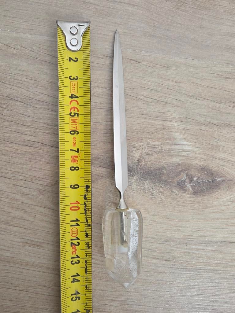 Vintage Briefopener met Kristallen Handvat, Ophalen of Verzenden