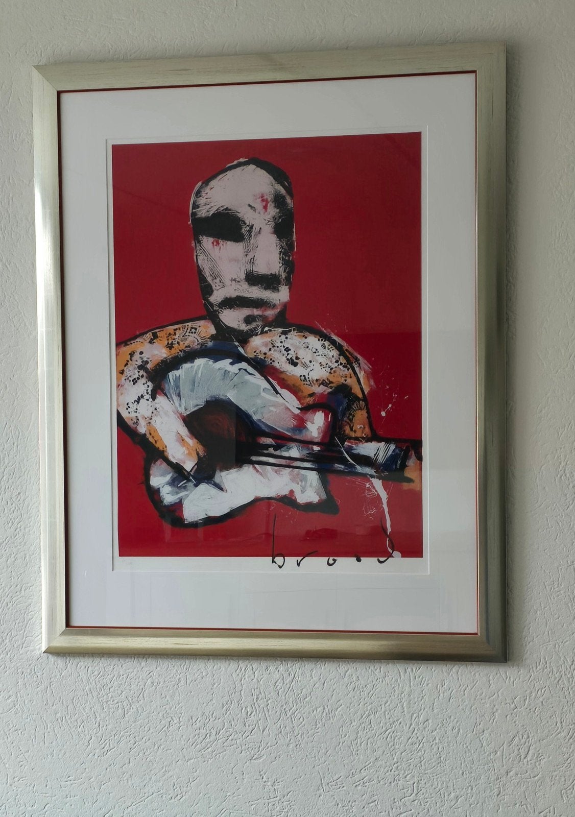 Herman Brood Zeefdruk Flamenco, Gelimiteerde oplage, Ophalen, Zeefdruk