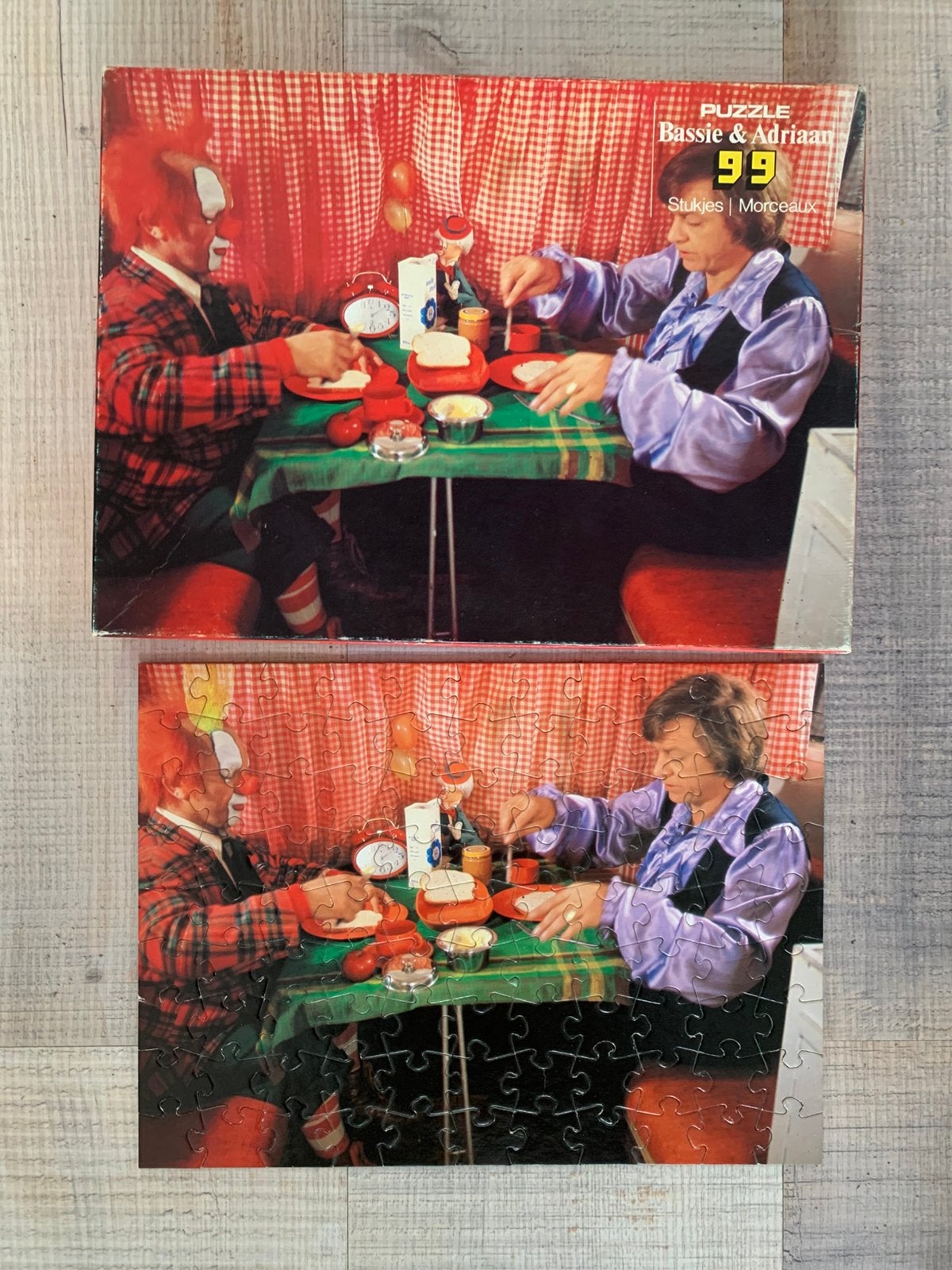 Bassie & Adriaan puzzel 99st, Ophalen of Verzenden, 500 t/m 1500 stukjes