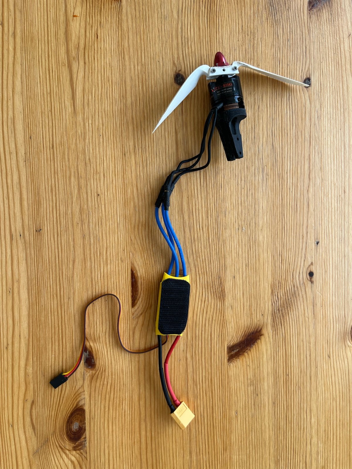 RC Vliegtuig Motor met ESC en Propeller, Hobby en Vrije tijd, Modelbouw | Radiografisch | Vliegtuigen, Ophalen, Gebruikt, Elektro
