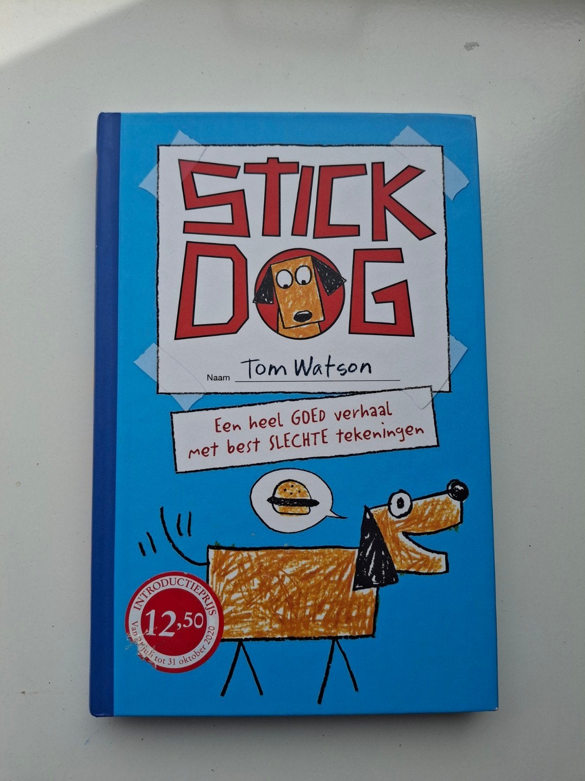 Stick Dog: Een heel goed verhaal met best slechte tekeningen, Boeken, Ophalen of Verzenden, Zo goed als nieuw, Tom Watson, Fictie algemeen
