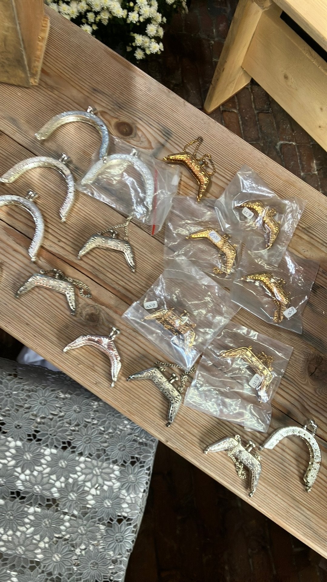 Losse beugel voor beugeltasje maken 3,50 per stuk, Antiek en Kunst, Ophalen of Verzenden