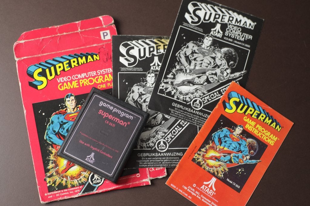 Superman Special Edition SE (1979)  - Game voor Atari 2600, Spelcomputers en Games, Gebruikt, 1 speler, Racen en Vliegen, Eén computer