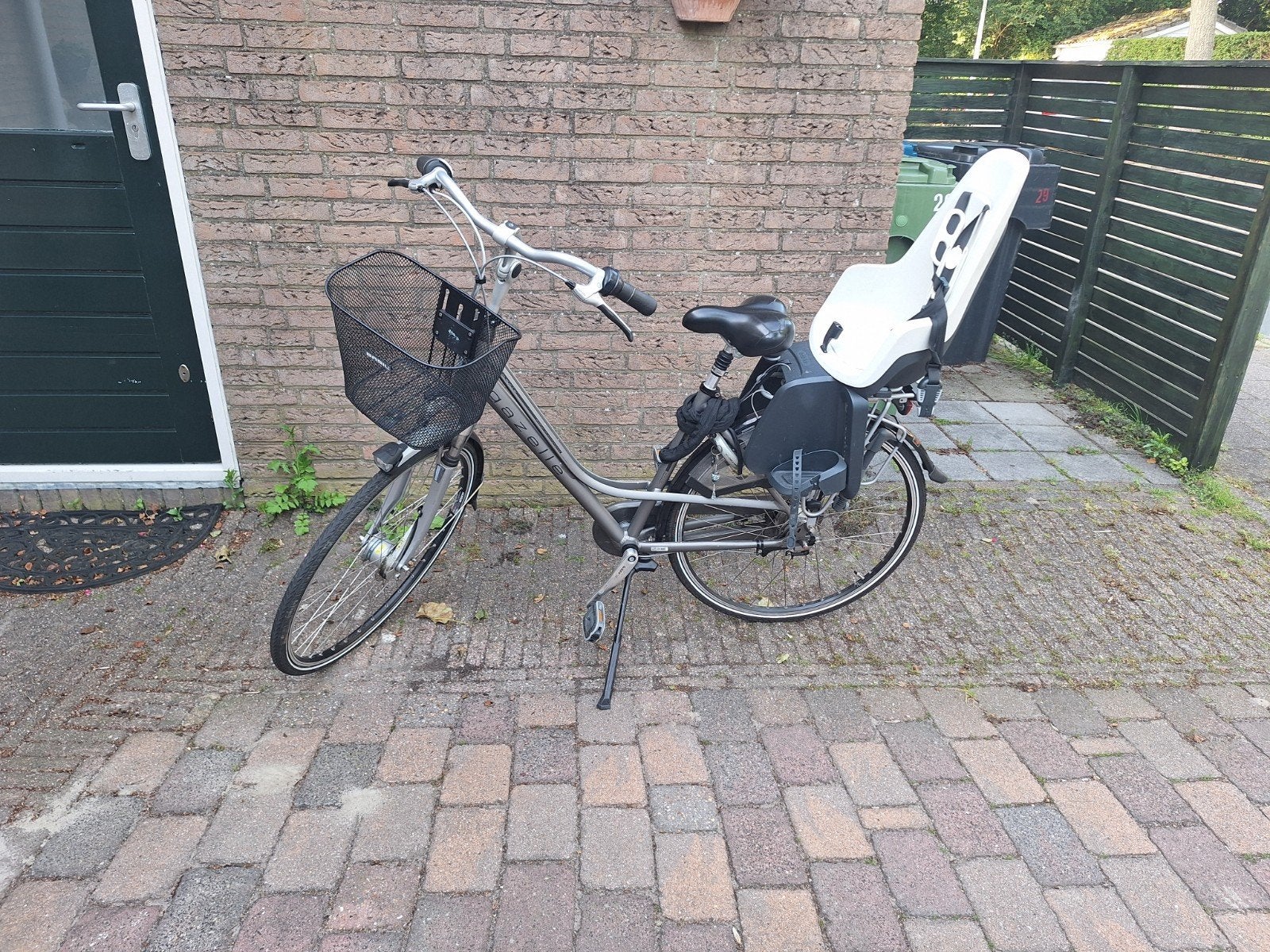 Gazelle Paris Plus Damesfiets met Bobike zitje, Ophalen, Gebruikt, 47 tot 50 cm, Versnellingen