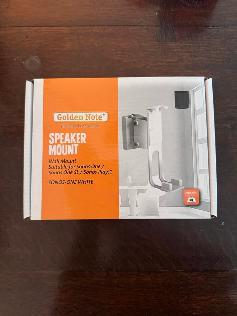 Sonos One Speaker Mount - Zilver/Wit, Overige typen, Nieuw, Minder dan 60 watt, Ophalen