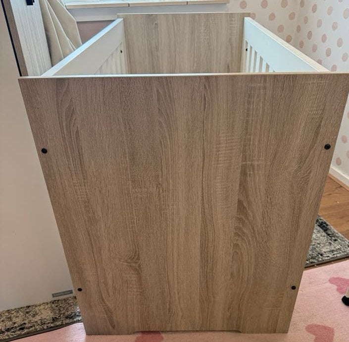 Interbaby Rock Ledikant met matras, Ophalen, Zo goed als nieuw, Ledikant